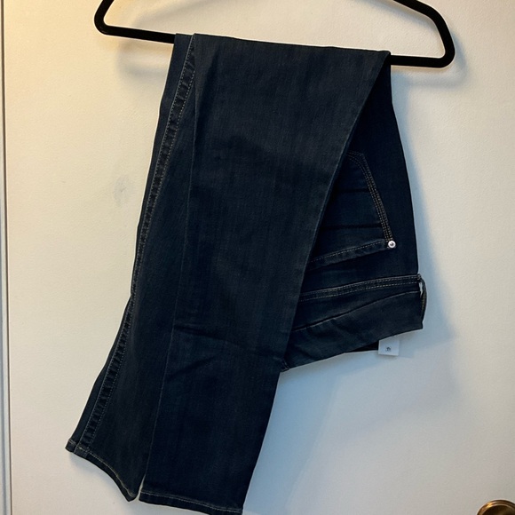 Seven7 Ladies Tummyless High Rise Skinny Jean Dark Blue/McKay Size 6 - Picture 5 of 12